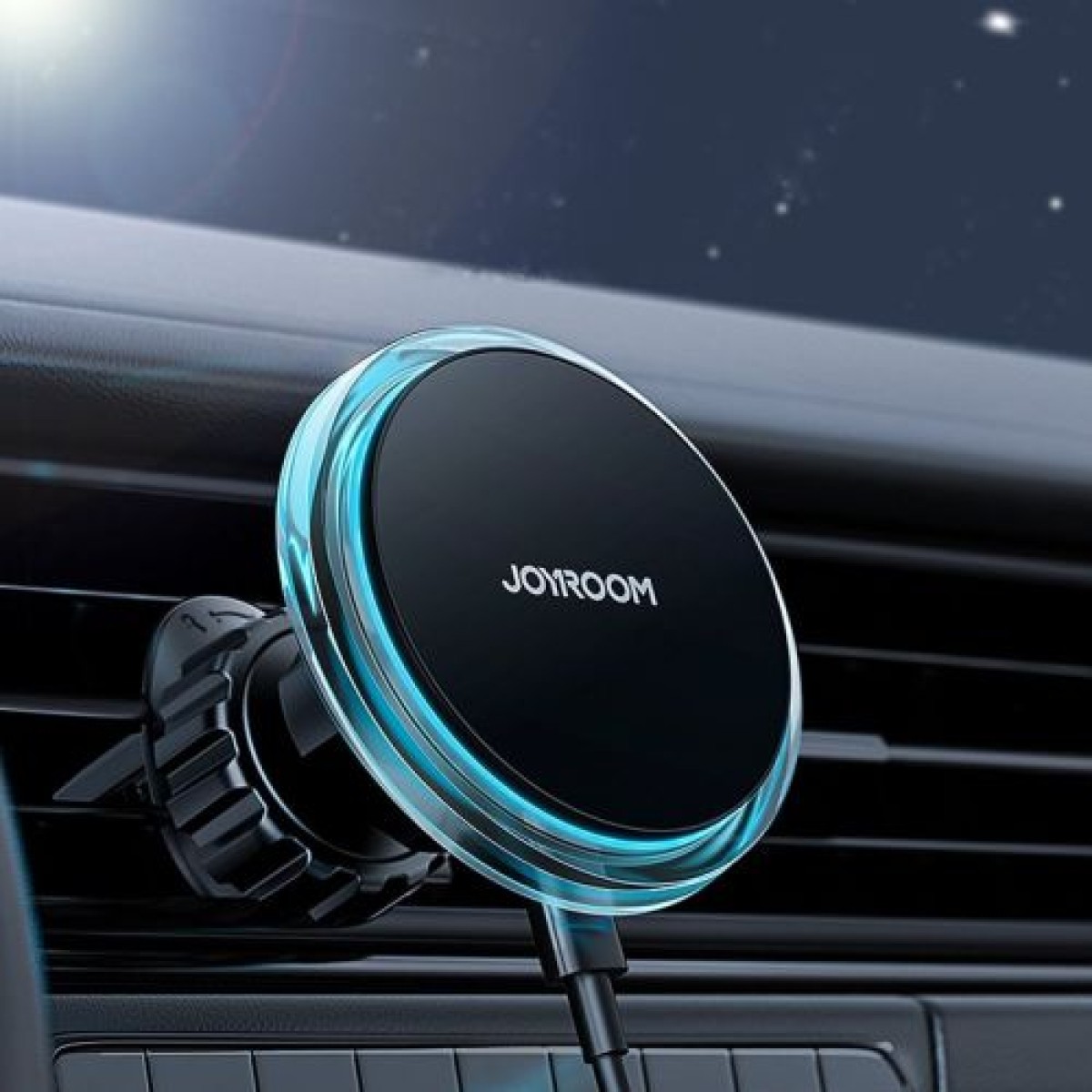 Joyroom Car Mount Wireless Charger MagSafe (Έκδοση Air Outlet) 15W, Μαύρο (JR-ZS291)