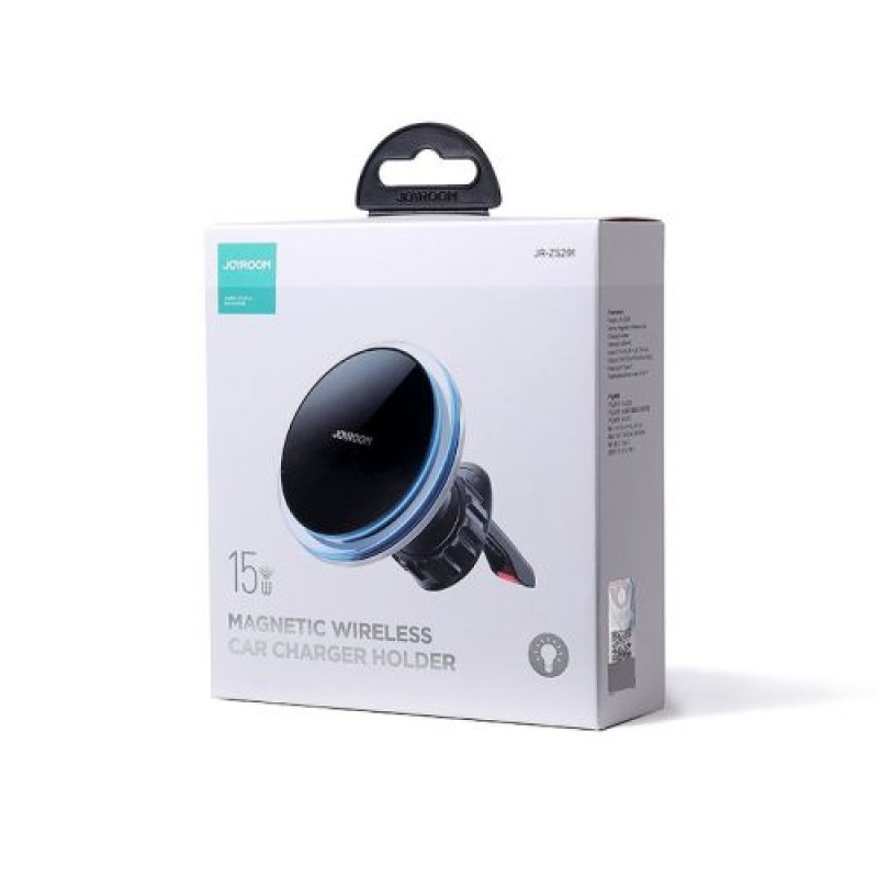 Joyroom Car Mount Wireless Charger MagSafe (Έκδοση Air Outlet) 15W, Μαύρο (JR-ZS291)