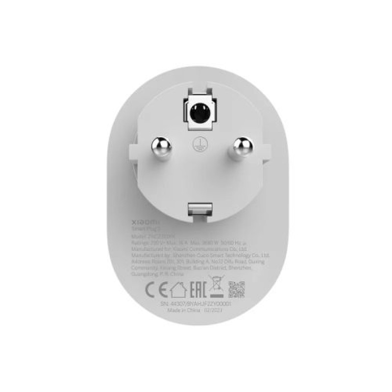 Xiaomi Mi Smart Plug 2 (Wi-Fi) Λευκό EU BHR6868EU