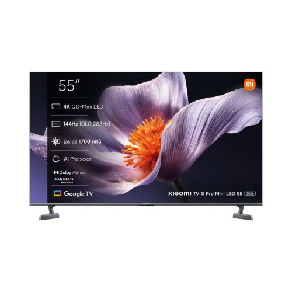 Xiaomi TV S Pro MINI LED 55" UHD 2026 Μαύρο EU ELA6300EU