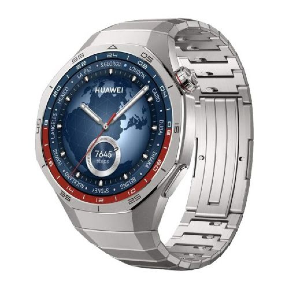 Huawei Watch GT 5 Pro 46mm με λουράκι Titanium Silver EU
