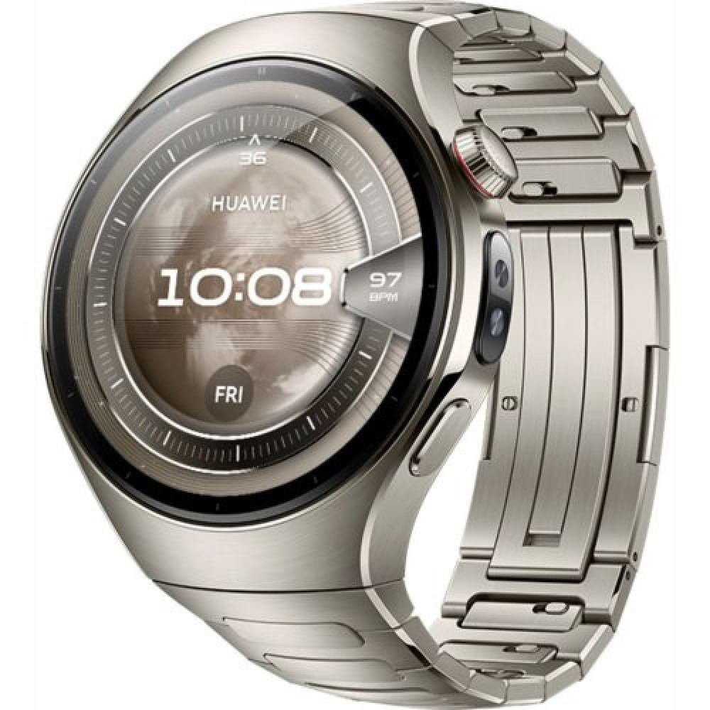 Huawei Watch 5 LTE 46mm με Titan Strap Titanium EU