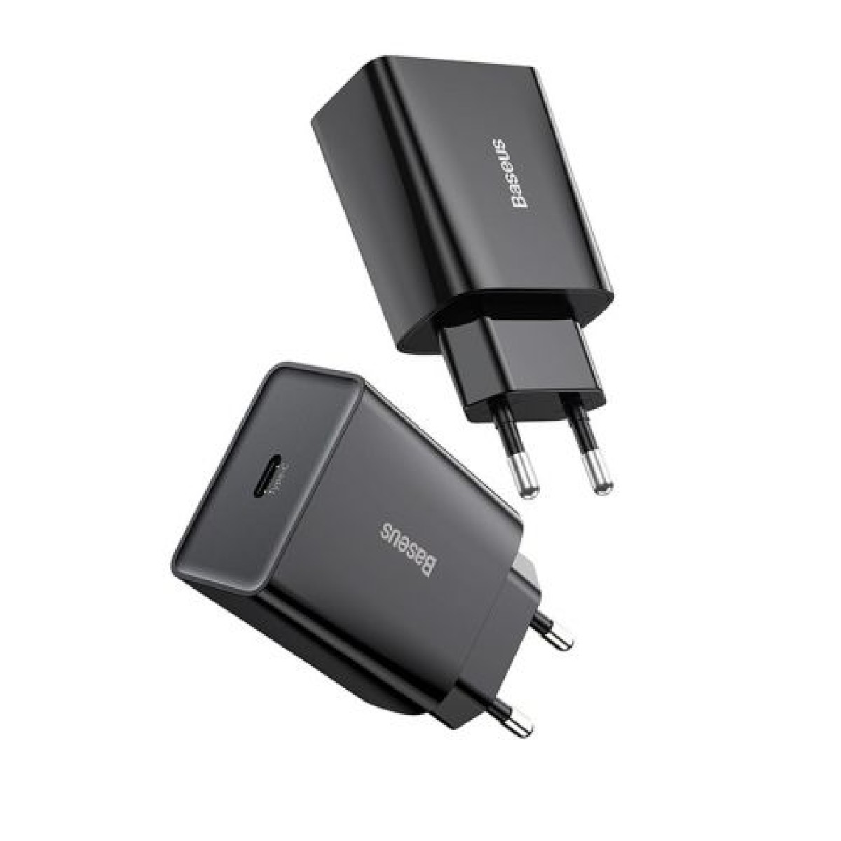 Baseus Travel Charger Speed ​​Mini 1C Quick Charger 20W EU Black (CCFS-SN01)