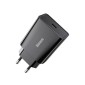 Baseus Travel Charger Speed ​​Mini 1C Quick Charger 20W EU Black (CCFS-SN01)