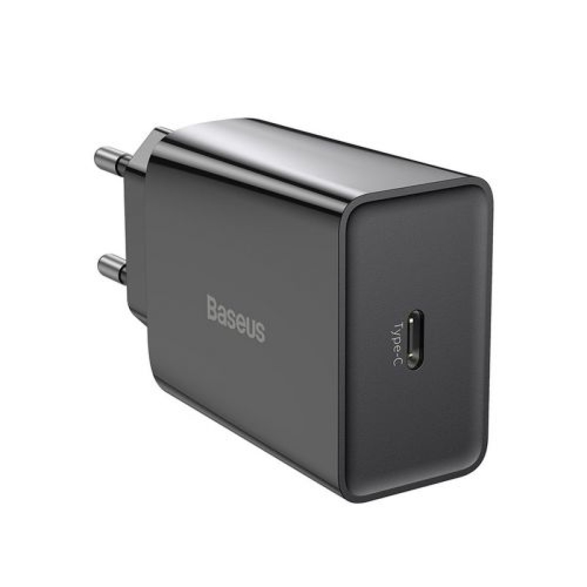 Baseus Travel Charger Speed ​​Mini 1C Quick Charger 20W EU Black (CCFS-SN01)