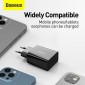 Baseus Travel Charger Speed ​​Mini 1C Quick Charger 20W EU Black (CCFS-SN01)
