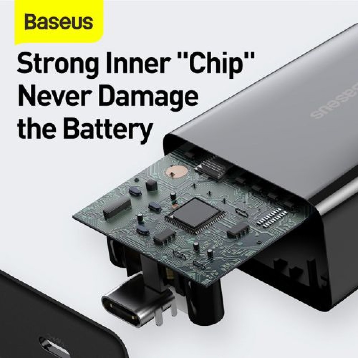 Baseus Travel Charger Speed ​​Mini 1C Quick Charger 20W EU Black (CCFS-SN01)