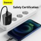 Baseus Travel Charger Speed ​​Mini 1C Quick Charger 20W EU Black (CCFS-SN01)