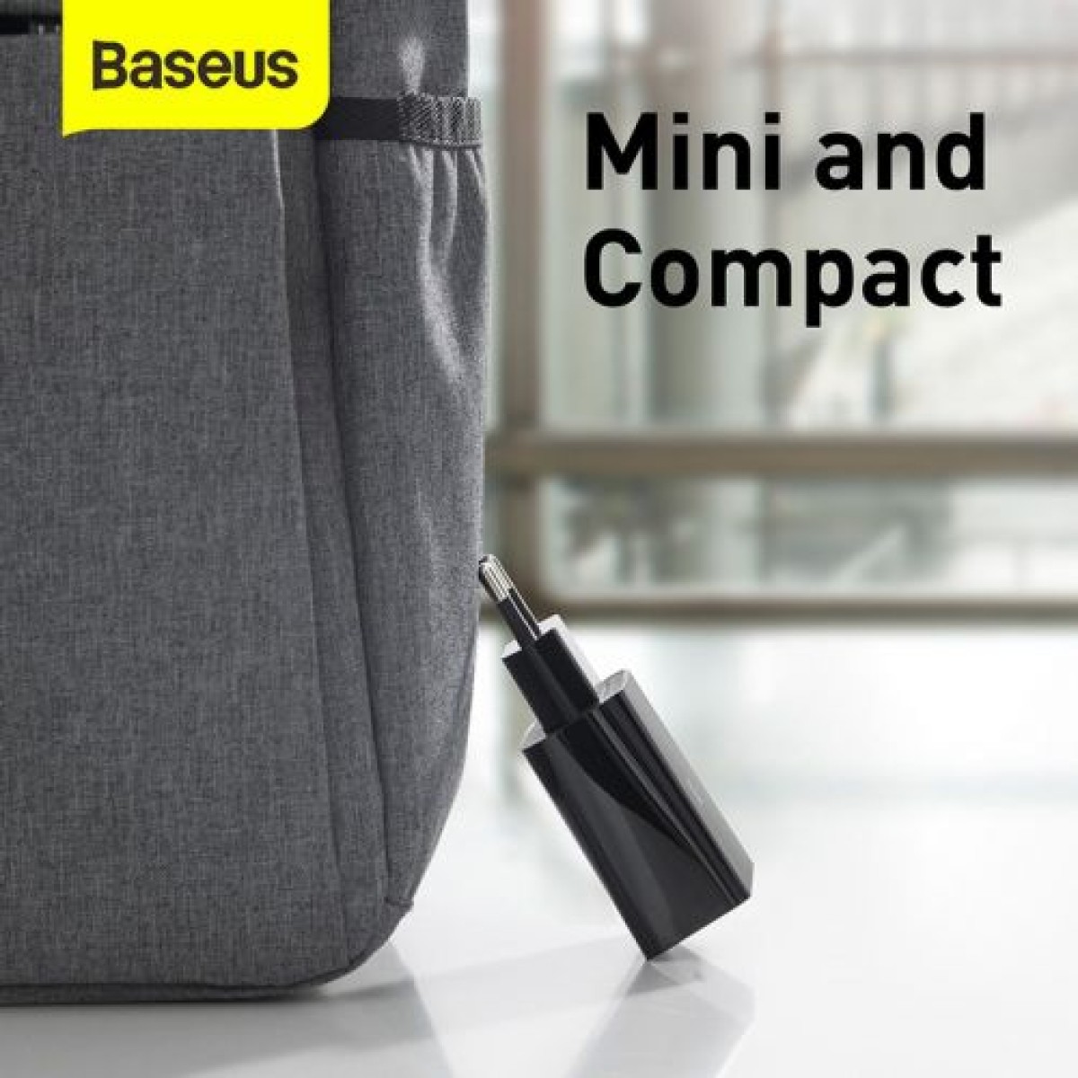 Baseus Travel Charger Speed ​​Mini 1C Quick Charger 20W EU Black (CCFS-SN01)