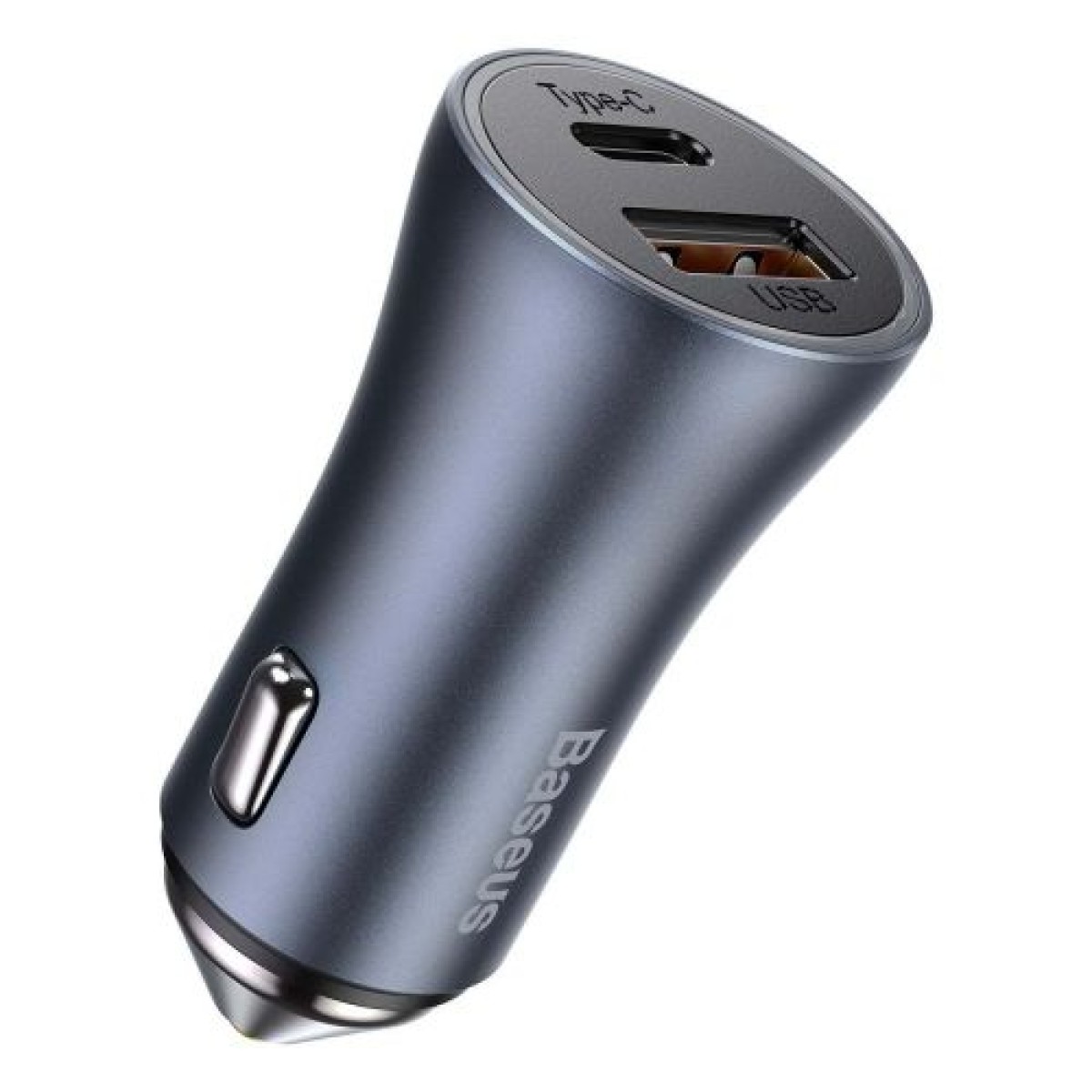 Baseus Car Charger Golden Contactor Pro Dual Quick Charger U+C, PD 3.0, QC 4+, SCP FCP AFC (με καλώδιο USB - Type C 1m) Γκρι (TZCCJD-0G)