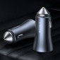 Baseus Car Charger Golden Contactor Pro Dual Quick Charger U+C, PD 3.0, QC 4+, SCP FCP AFC (με καλώδιο USB - Type C 1m) Γκρι (TZCCJD-0G)