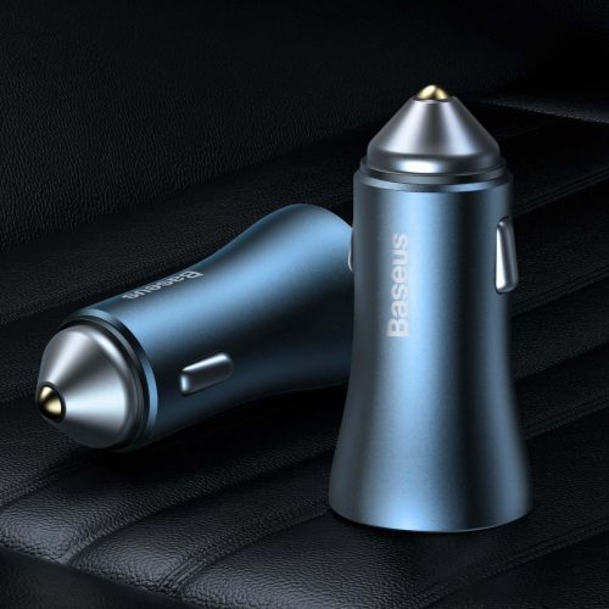 Baseus Car Charger Golden Contactor Pro Dual Quick Charger U+C, PD 3.0, QC 4+, SCP FCP AFC (με Type-C - Lightning 1m Blue) 40W μπλε (TZCCJD-03)