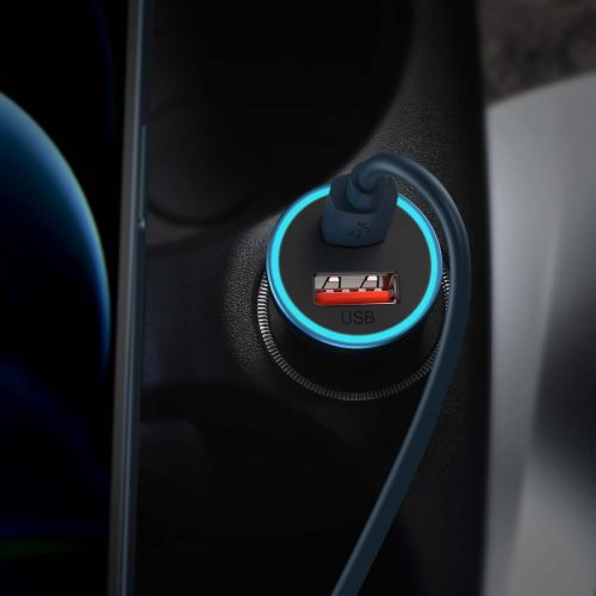 Baseus Car Charger Golden Contactor Pro Dual Quick Charger U+C, PD 3.0, QC 4+, SCP FCP AFC (με Type-C - Lightning 1m Blue) 40W μπλε (TZCCJD-03)