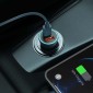 Baseus Car Charger Golden Contactor Pro Dual Quick Charger U+C, PD 3.0, QC 4+, SCP FCP AFC (με Type-C - Lightning 1m Blue) 40W μπλε (TZCCJD-03)