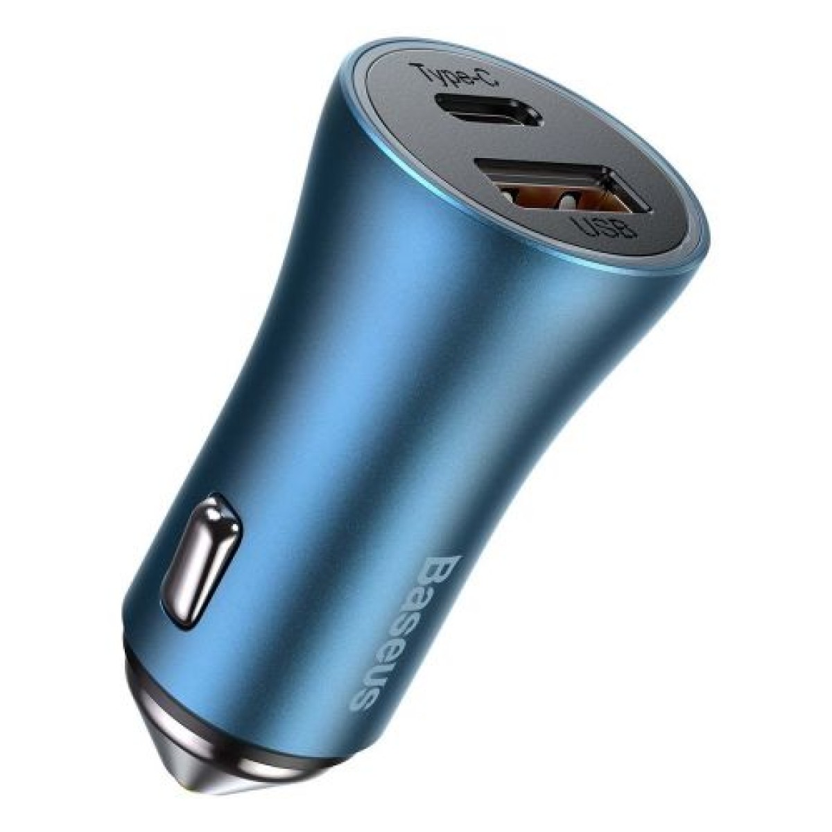 Baseus Car Charger Golden Contactor Pro Dual Quick Charger U+C, PD 3.0, QC 4+, SCP FCP AFC (με Type-C - Lightning 1m Blue) 40W μπλε (TZCCJD-03)