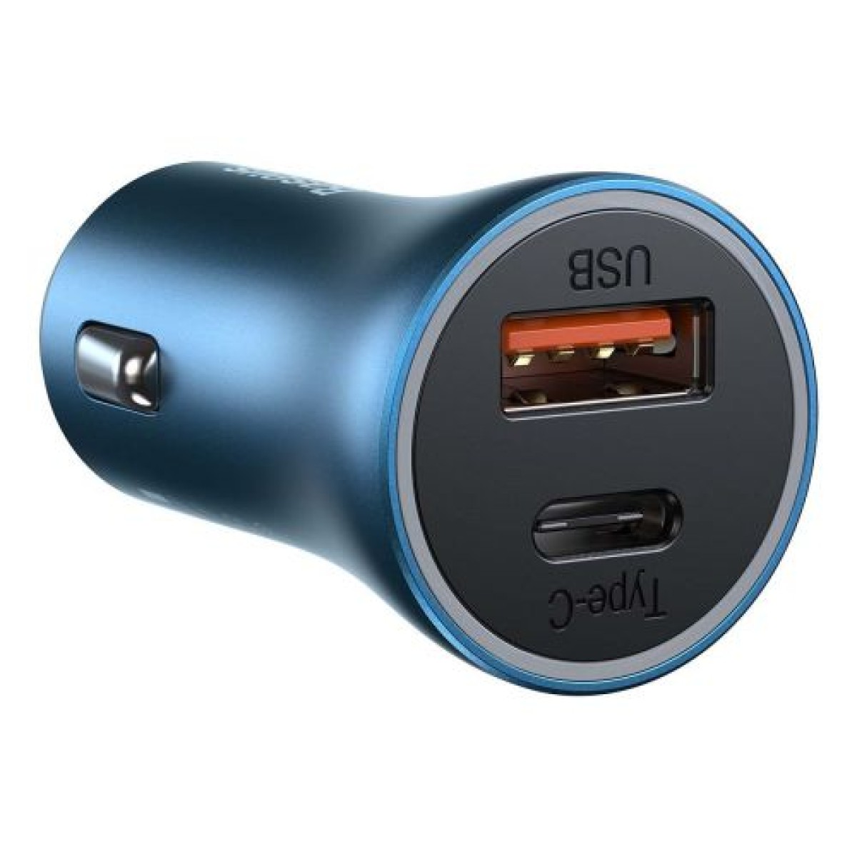 Baseus Car Charger Golden Contactor Pro Dual Quick Charger U+C, PD 3.0, QC 4+, SCP FCP AFC (με Type-C - Lightning 1m Blue) 40W μπλε (TZCCJD-03)