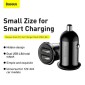 Baseus Car Charger Grain Pro Dual USB 4.8A Μαύρο (CCALLP-01)