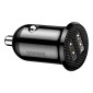 Baseus Car Charger Grain Pro Dual USB 4.8A Μαύρο (CCALLP-01)