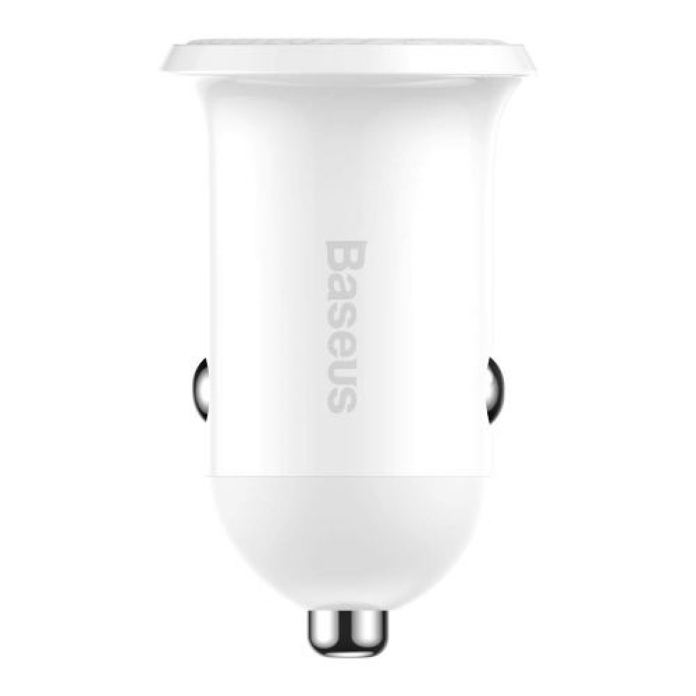 Baseus Car Charger Grain Pro Dual USB 4.8A Λευκό (CCALLP-02)