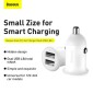 Baseus Car Charger Grain Pro Dual USB 4.8A Λευκό (CCALLP-02)