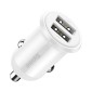 Baseus Car Charger Grain Pro Dual USB 4.8A Λευκό (CCALLP-02)