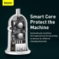 Baseus Car Charger Grain Pro Dual USB 4.8A Λευκό (CCALLP-02)