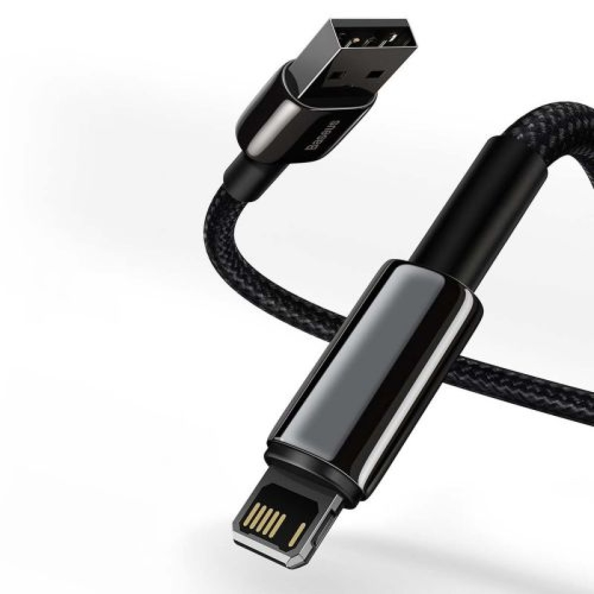 Καλώδιο σειράς Baseus Lightning Tungsten 2.4A, 1m μαύρο (CALWJ-01)
