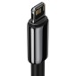 Καλώδιο σειράς Baseus Lightning Tungsten 2.4A, 1m μαύρο (CALWJ-01)