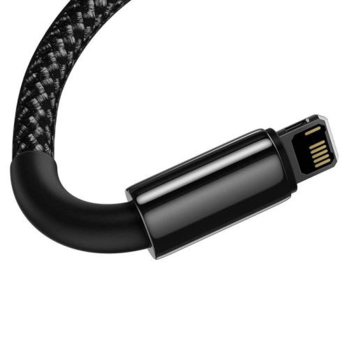 Καλώδιο σειράς Baseus Lightning Tungsten 2.4A, 1m μαύρο (CALWJ-01)