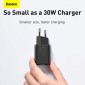 Φορτιστής ταξιδίου Baseus Super Si 1C Quick Charger PD 30W EU Black (CCSUP-J01)