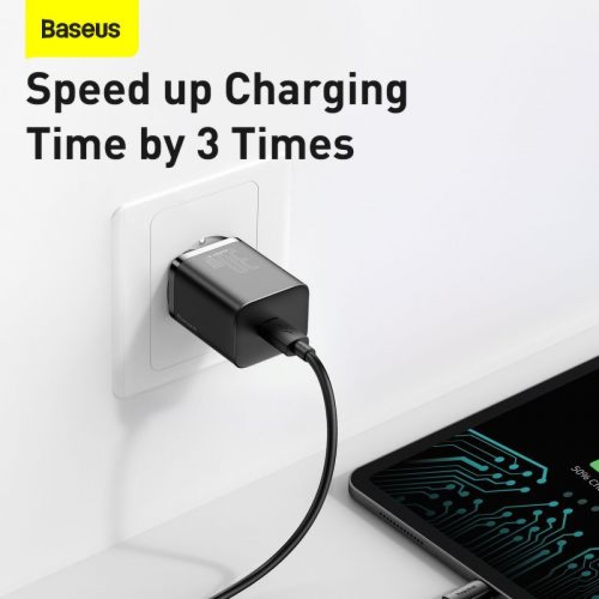 Φορτιστής ταξιδίου Baseus Super Si 1C Quick Charger PD 30W EU Black (CCSUP-J01)