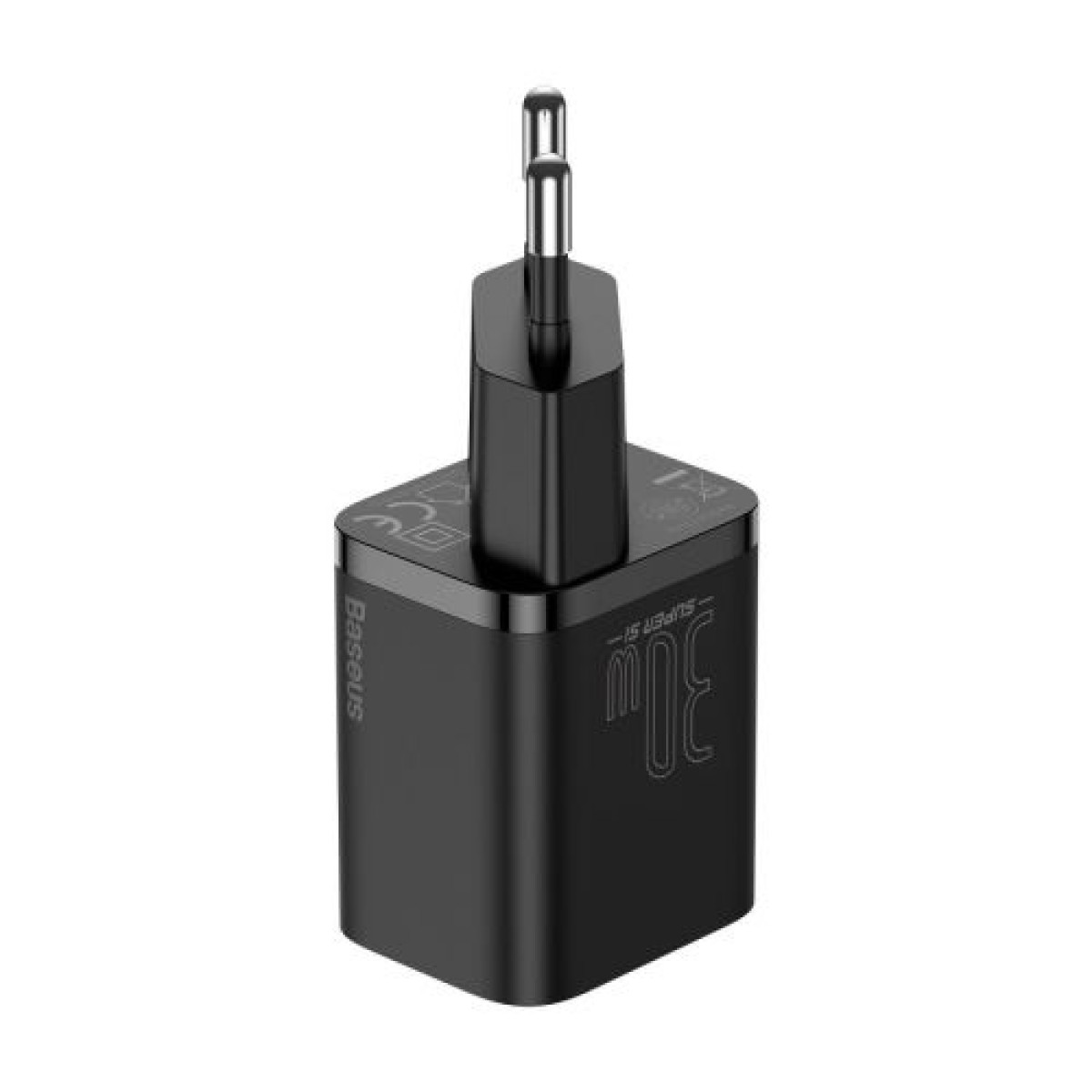 Φορτιστής ταξιδίου Baseus Super Si 1C Quick Charger PD 30W EU Black (CCSUP-J01)
