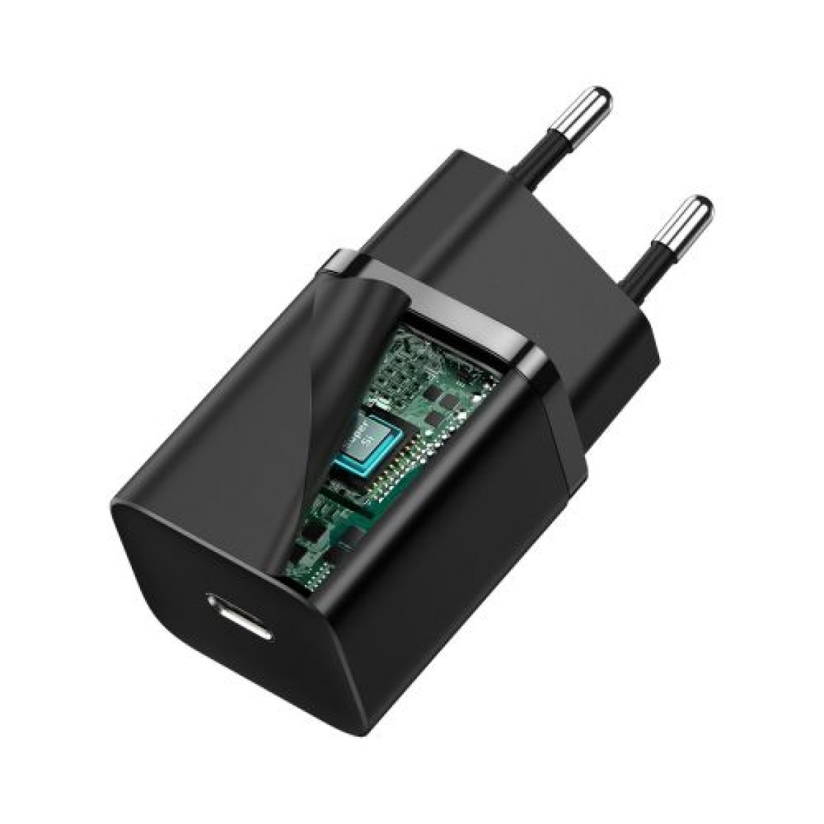 Φορτιστής ταξιδίου Baseus Super Si 1C Quick Charger PD 30W EU Black (CCSUP-J01)