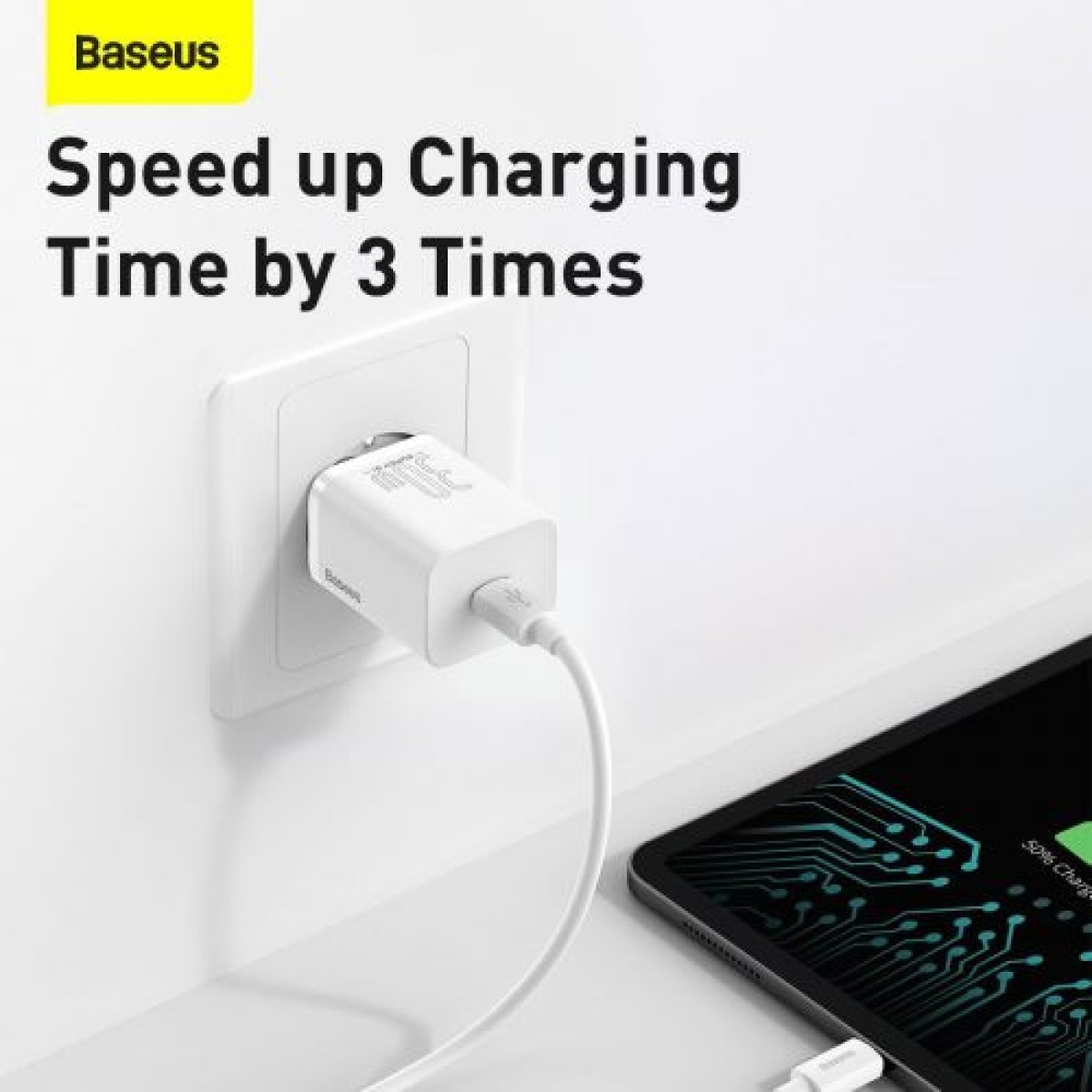 Baseus Travel Charger Super Si 1C Quick Charger PD 30W EU White (CCSUP-J02)