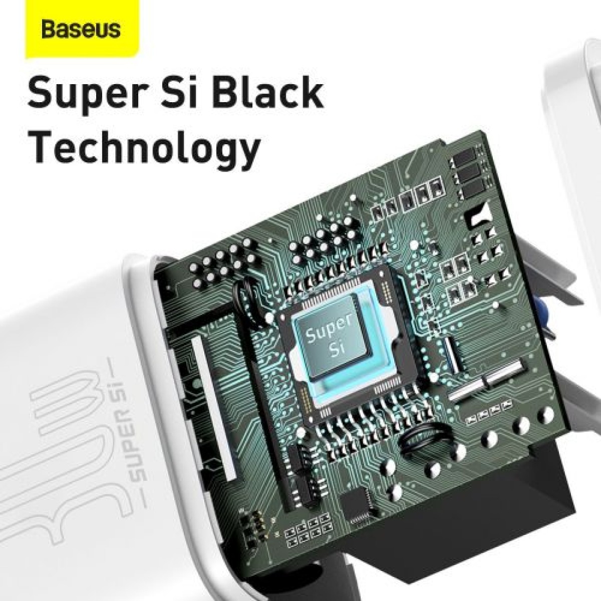 Baseus Travel Charger Super Si 1C Quick Charger PD 30W EU White (CCSUP-J02)