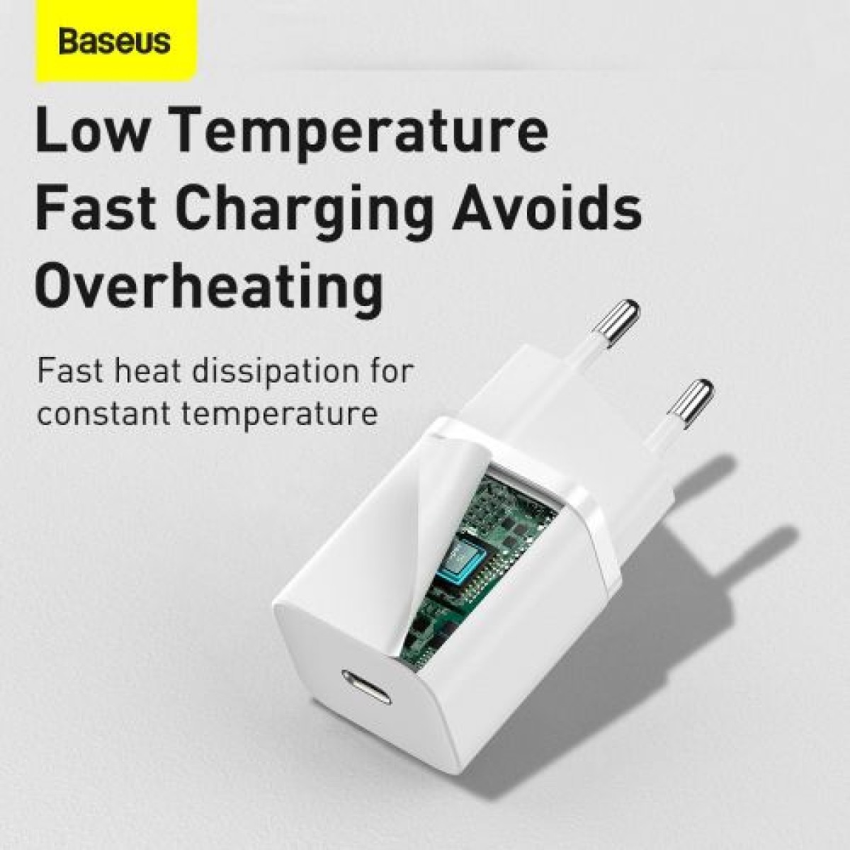 Baseus Travel Charger Super Si 1C Quick Charger PD 30W EU White (CCSUP-J02)