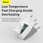 Baseus Travel Charger Super Si 1C Quick Charger PD 30W EU White (CCSUP-J02)