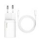 Baseus Travel Charger Super Si 1C Quick Charger PD 30W EU White (CCSUP-J02)