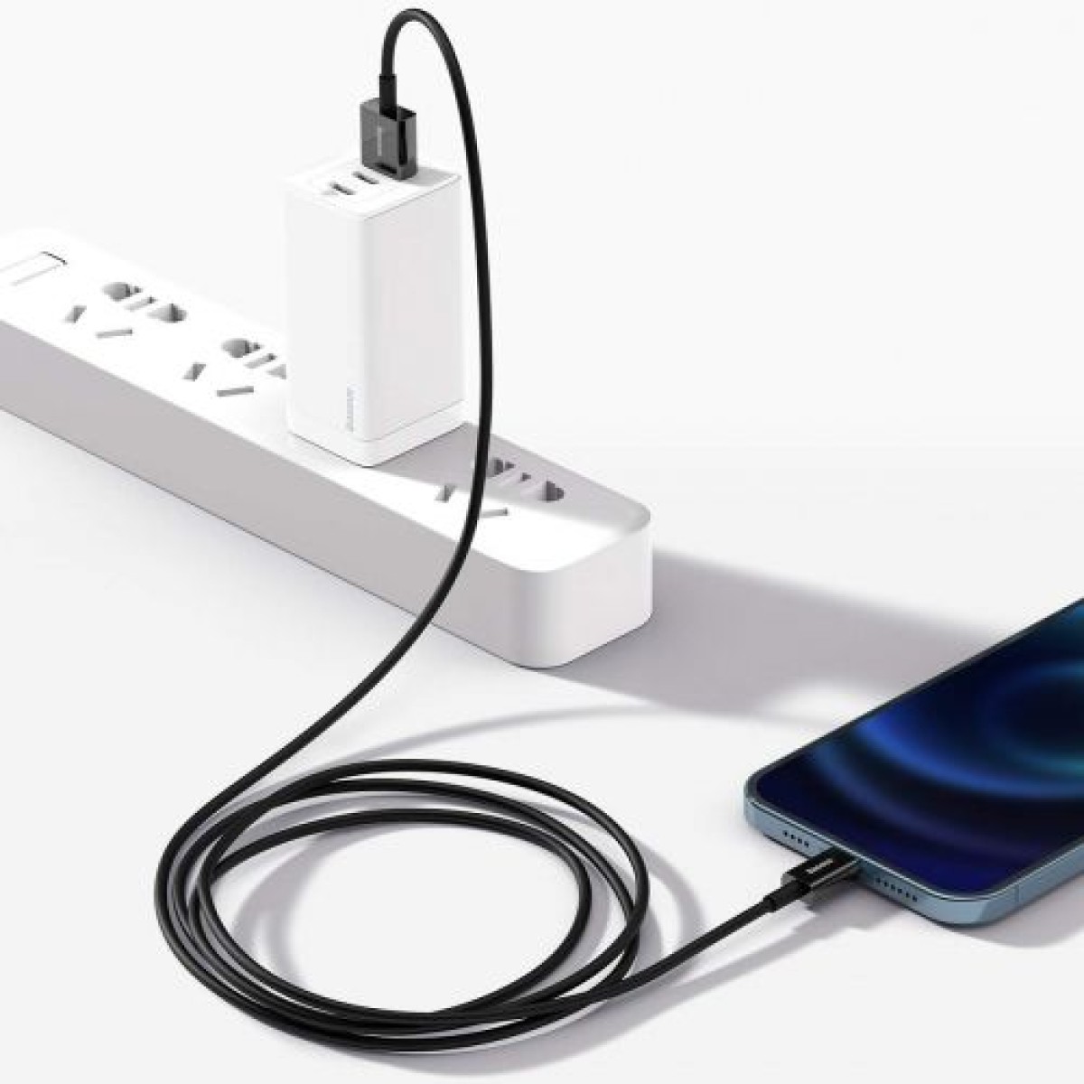 Καλώδιο Baseus Lightning Superior Series, Fast Charging, Data 2.4A, 1m Μαύρο (CALYS-A01)