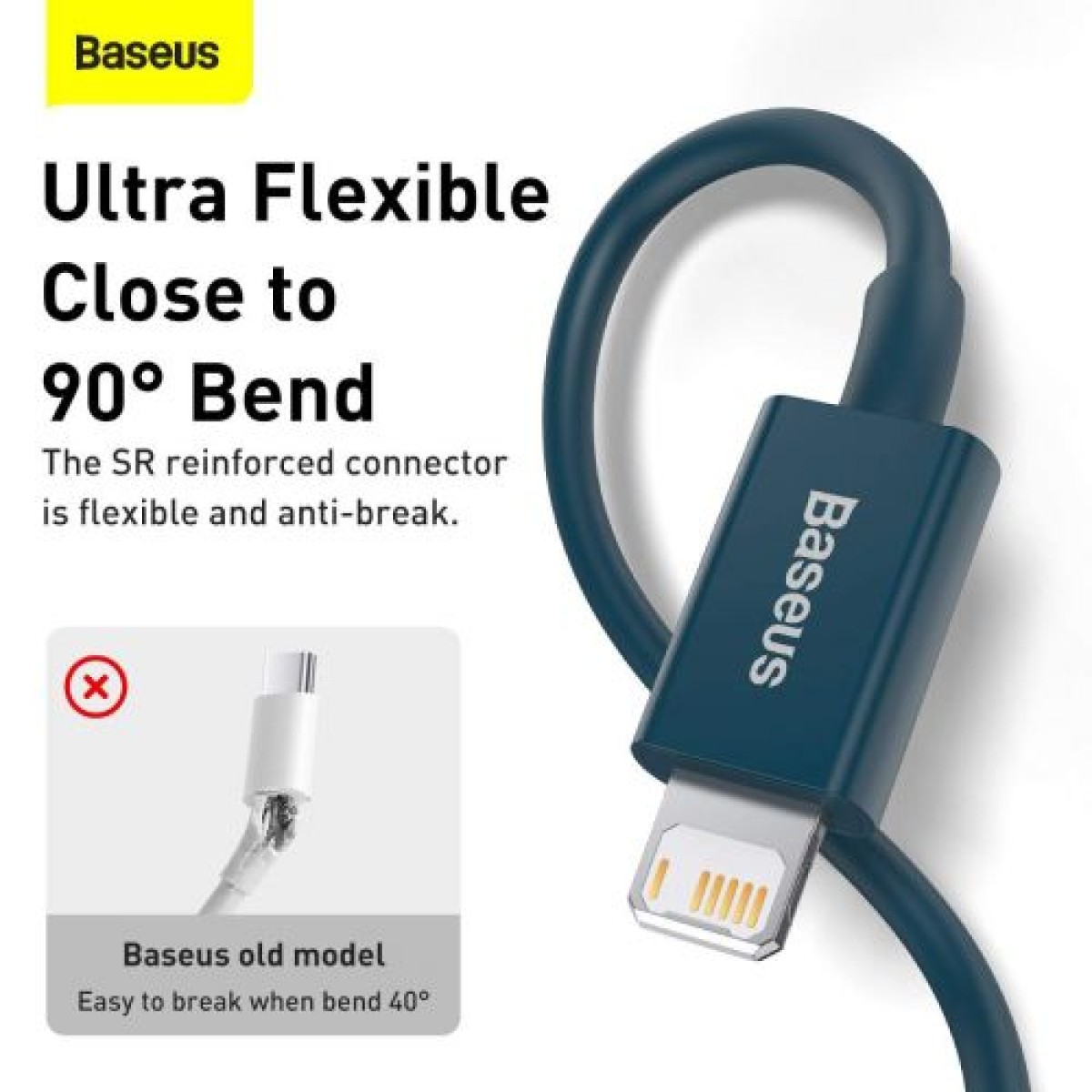 Καλώδιο Baseus Lightning Superior Series, Fast Charging, Data 2.4A, 1m Blue (CALYS-A03)
