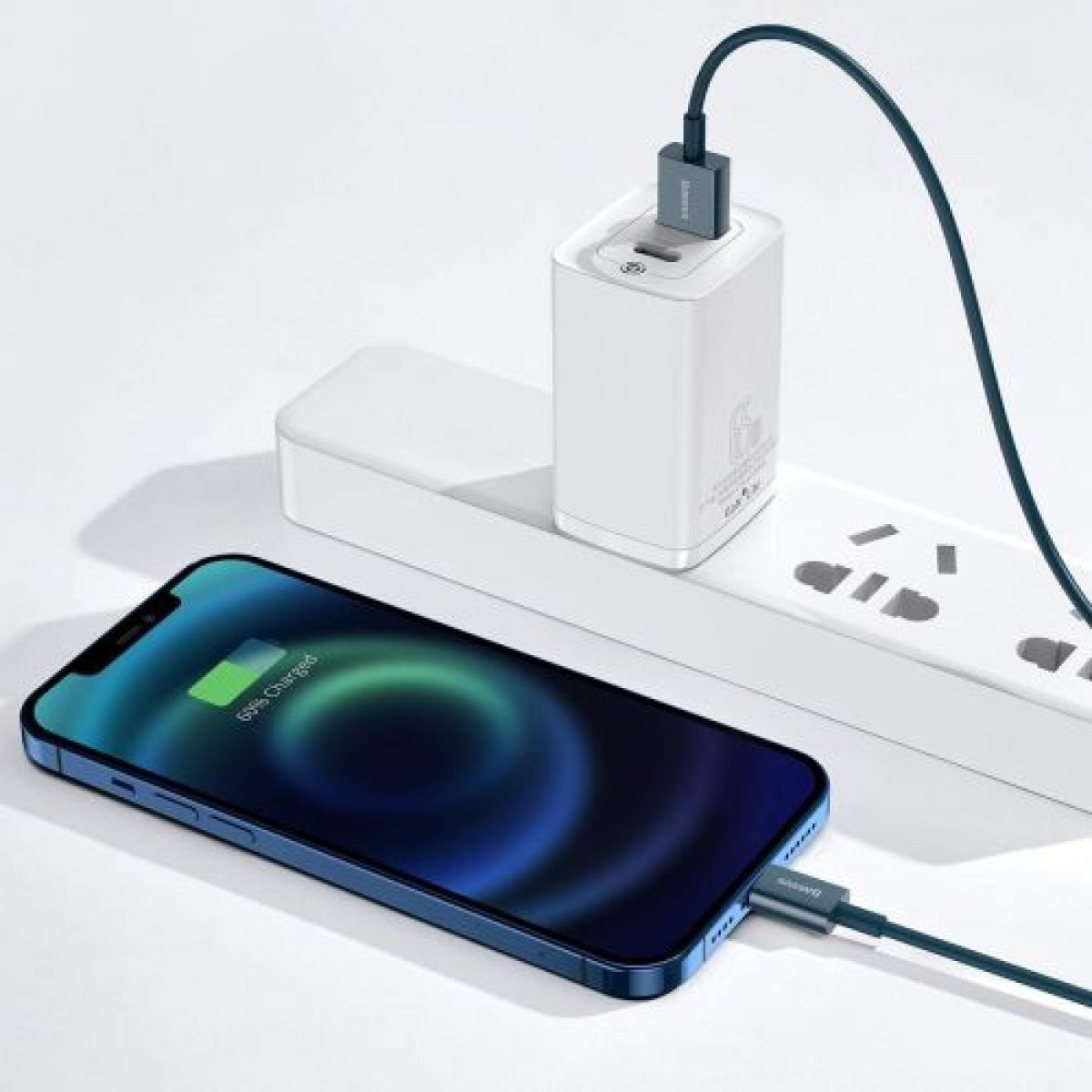 Καλώδιο Baseus Lightning Superior Series, Fast Charging, Data 2.4A, 1m Blue (CALYS-A03)