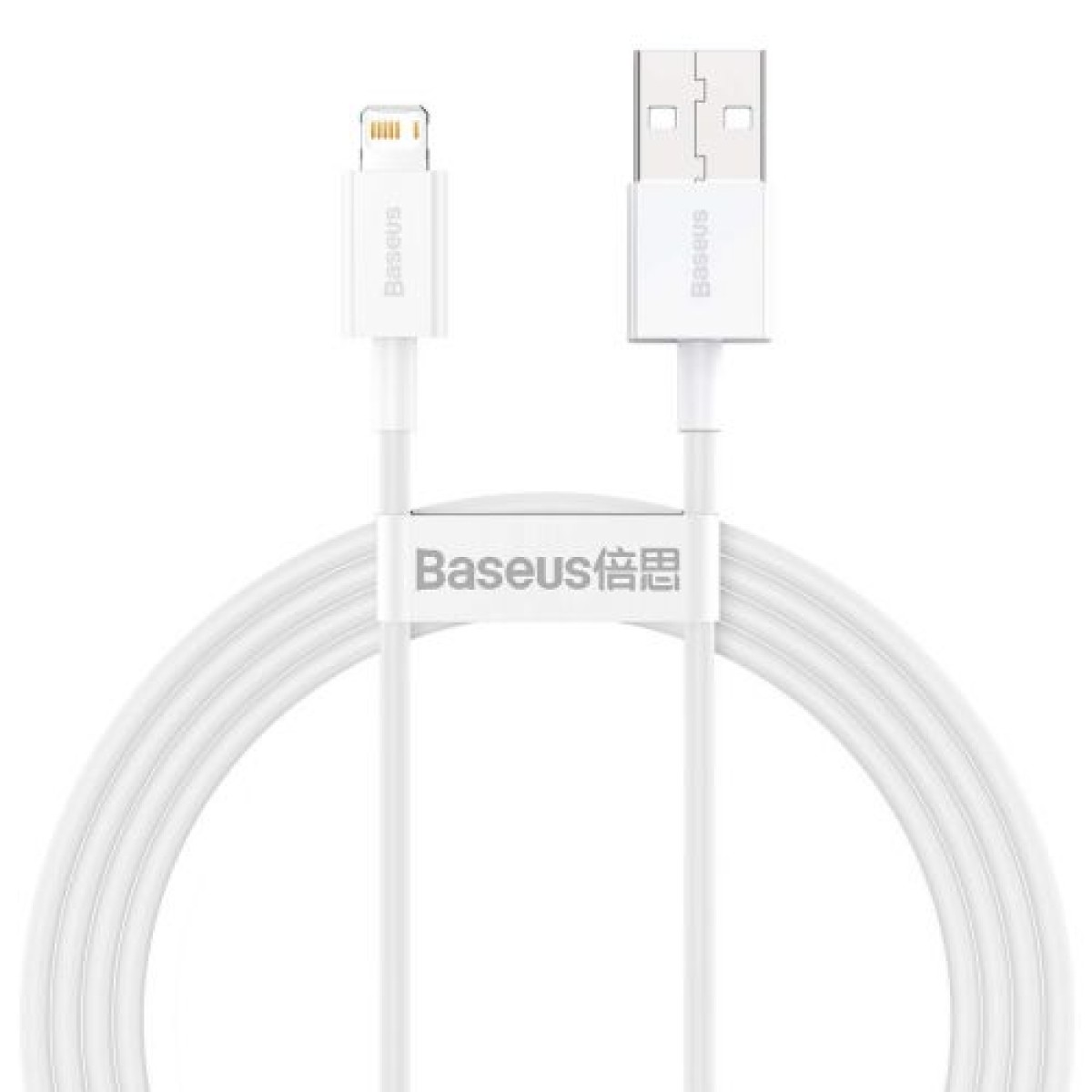 Καλώδιο Baseus Lightning Superior Series, Fast Charging, Data 2.4A, 1,5m White (CALYS-B02)