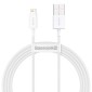 Καλώδιο Baseus Lightning Superior Series, Fast Charging, Data 2.4A, 1,5m White (CALYS-B02)