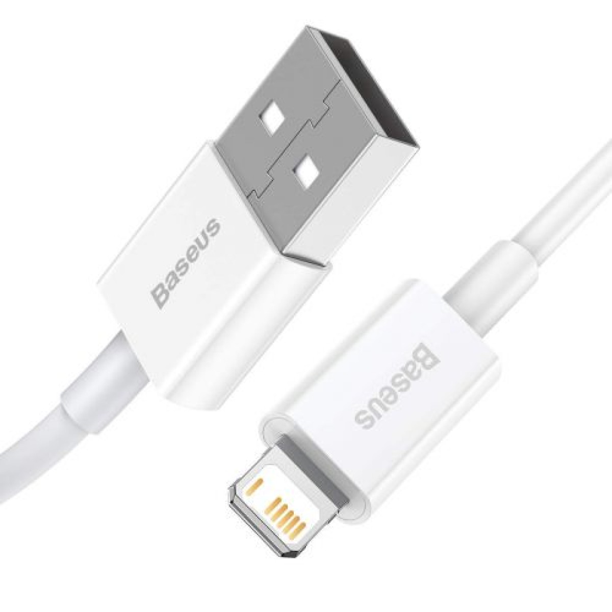 Καλώδιο Baseus Lightning Superior Series, Fast Charging, Data 2.4A, 1,5m White (CALYS-B02)