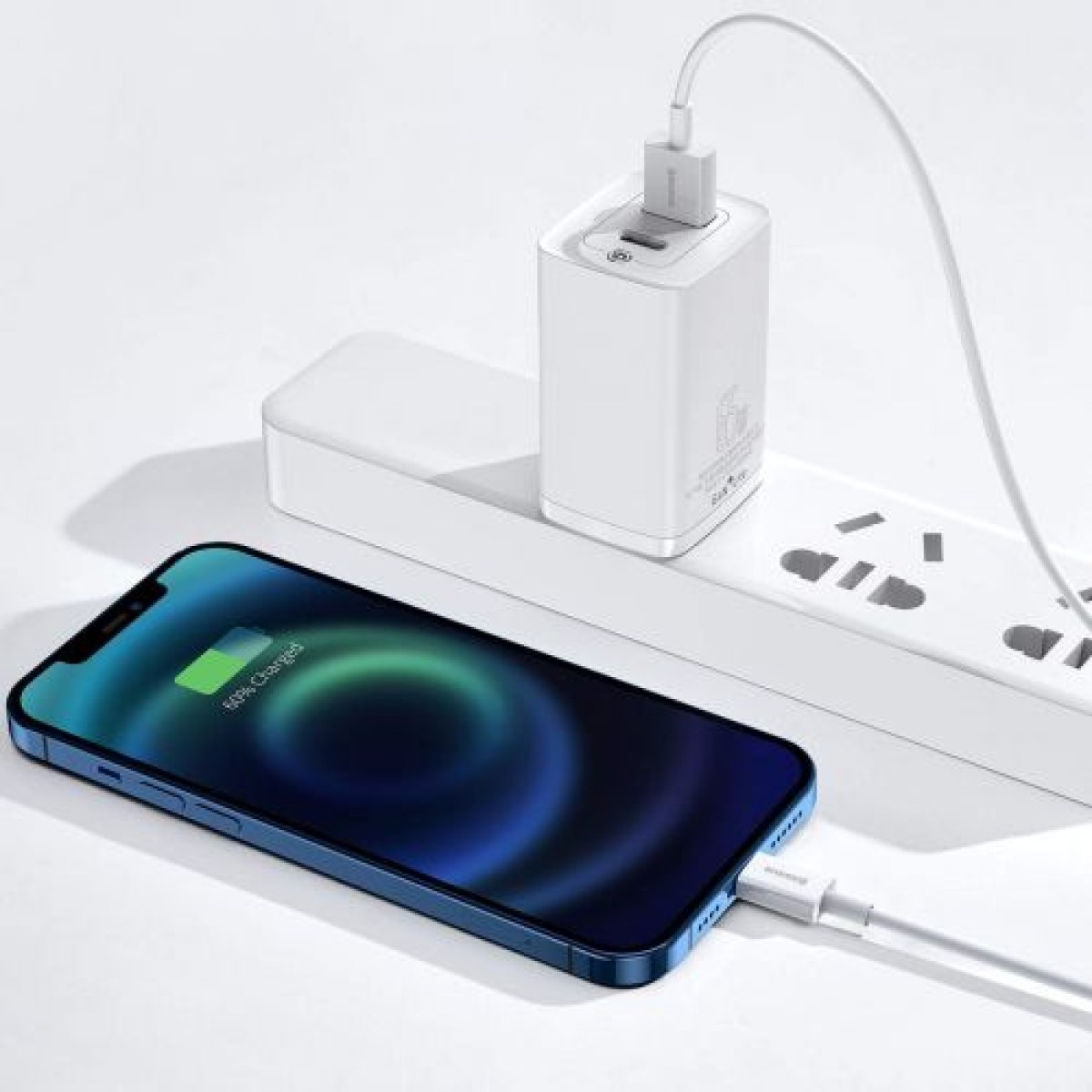 Καλώδιο Baseus Lightning Superior Series, Fast Charging, Data 2.4A, 1,5m White (CALYS-B02)