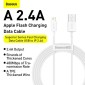 Καλώδιο Baseus Lightning Superior Series, Fast Charging, Data 2.4A, 1,5m White (CALYS-B02)