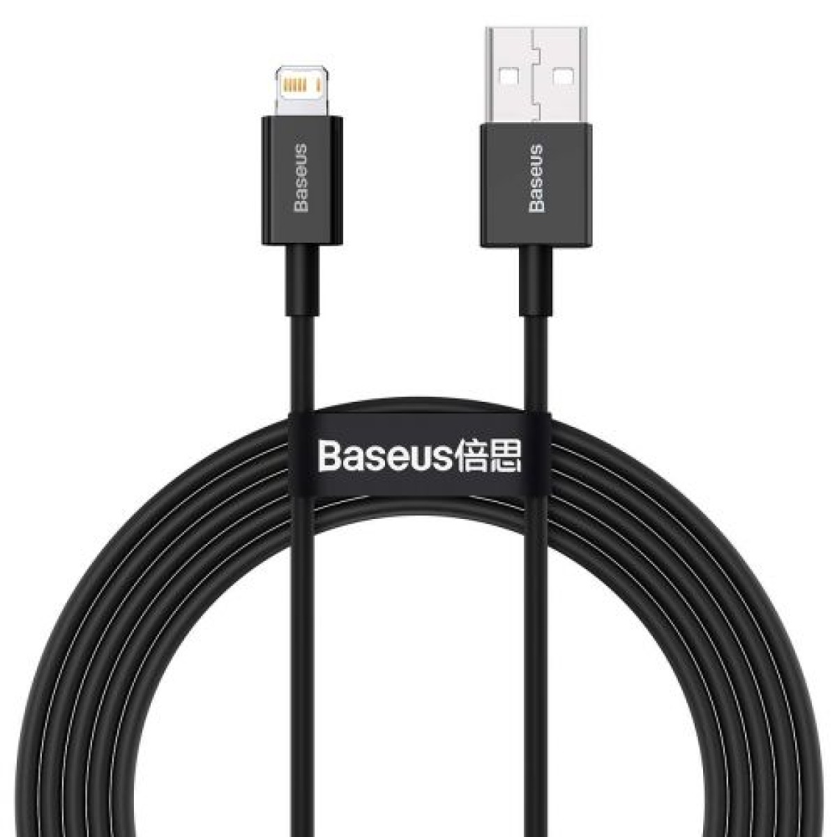 Καλώδιο Baseus Lightning Superior Series, Fast Charging, Data 2.4A, 2m Black (CALYS-C01)