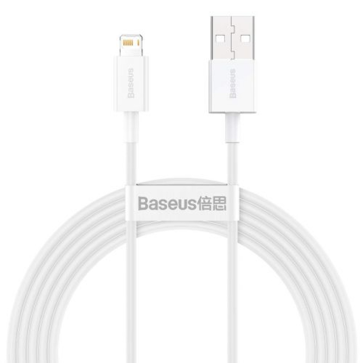Καλώδιο Baseus Lightning Superior Series, Fast Charging, Data 2.4A, 2m White (CALYS-C02)
