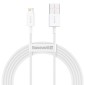 Καλώδιο Baseus Lightning Superior Series, Fast Charging, Data 2.4A, 2m White (CALYS-C02)