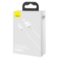 Καλώδιο Baseus Lightning Superior Series, Fast Charging, Data 2.4A, 2m White (CALYS-C02)